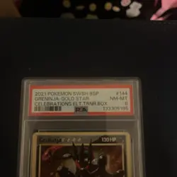 PSA 8 Greninja Gold Star #SWSH144 - Pokemon Black Star Promo - Image 2