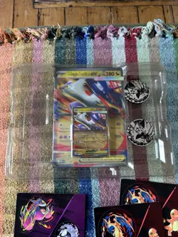 Pokemon TCG Bundle Mega Latias Silver Tempest Promos Holo Energy Stickers Gengar - Image 2