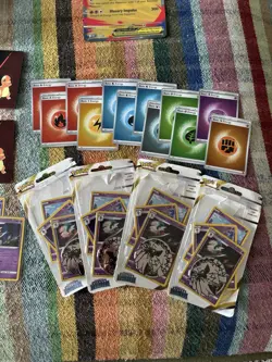 Pokemon TCG Bundle Mega Latias Silver Tempest Promos Holo Energy Stickers Gengar - Image 5