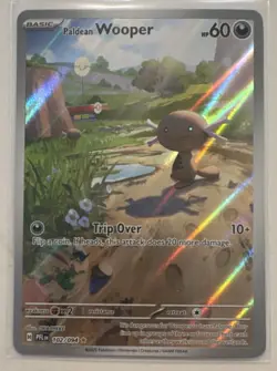 Pokemon Paldean Wooper Illustration Rare Holo Me02 Phantasmal Flames #102/094 - Image 1