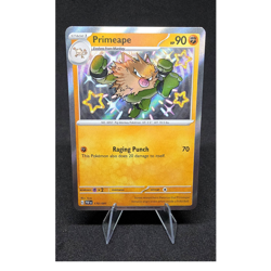 The Pokemon Company Primeape 170/091 SV: Paldean Fates Shiny Rare Holo 90 HP NM - Image 1