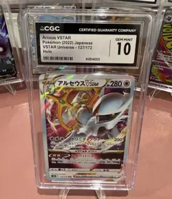 Pokemon Arceus VSTAR 127/172 Vstar Universe Triple Rare Holo CGC 10 JP 280 HP - Image 1