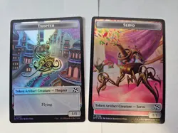 MTG Servo | Thopter FOIL Double sided token - Aetherdrift - Image 1