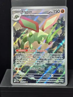 Pokemon Flygon 101/094 Phantasmal Flames Illustration Rare Full Art NM - Image 2