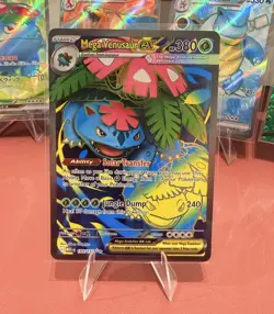 Pokemon Mega Venusaur EX 155/132 Me01 Ultra Rare Holo 380 HP - Image 1