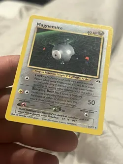 Pokemon Neo Discovery Magnemite Non-Holo Rare Unlimited 26/75 LP Condition - Image 5