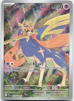 Zacian 100/094 Illustration Rare Phantasmal Flames Pokemon Near Mint - Image 1