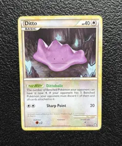 Pokemon TCG - Ditto 17/102 - Vintage Regular Rare - HGSS Triumphant *NM/LP - Image 1