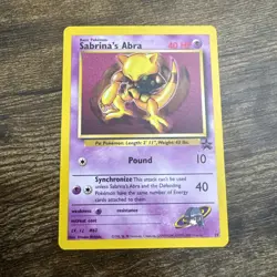 Sabrina's Abra 19 Promo Wizards Black Star Promos Pokemon 1999 - Image 1