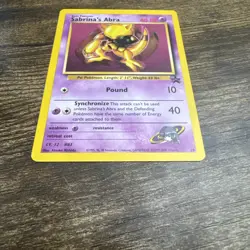 Sabrina's Abra 19 Promo Wizards Black Star Promos Pokemon 1999 - Image 4