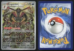 Kingambit 220/198 Illustration Rare Scarlet & Violet Pokemon English NM - Image 3