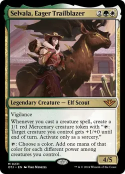 🧙Selvala, Eager Trailblazer M 231 OTJ Outlaws Of Thunder Junction MTG - Image 1