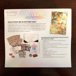 Pokemon Prismatic Evolutions New ETB Elite Trainer Box Factory Sealed Clean Seal - Image 3