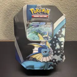 2021 Pokemon VAPOREON V Factory Sealed Tin FREE SHIPPING - Image 1