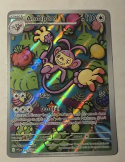 Pokemon Phantasmal Flames - Ambipom NM Illustration Rare 107/094 - Image 1
