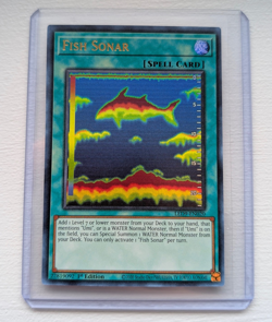 Fish Sonar LED9-EN020 Ultra Rare 1st Edition Yugioh - Image 1