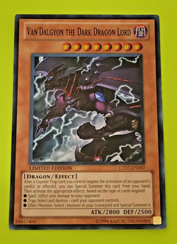 Yu-Gi-Oh Van'Dalgyon the Dark Dragon Lord Super Rare Limited Edition CT07-EN007 - Image 1