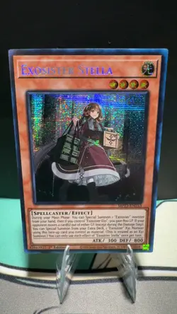 Exosister Stella MP23-EN253 Prismatic Secret Rare Yu-Gi-Oh 1st Edition LP - Image 1