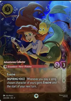 Ariel 232 -Adventurous Collector - Fabled - Enchanted - Disney Lorcana - NM - Image 1