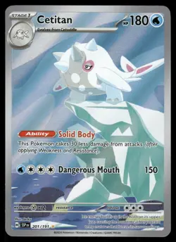 Pokemon Cards Cetitan 201/191 Surging Sparks Illustration Rare NM *1 - Image 1
