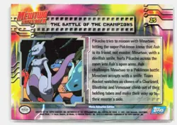 The Battle Of The Champions #25 Topps The First Movie Trading Cards Pokemon LP - Image 2