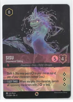 Lorcana Sisu - Empowered Sibling (Enchanted) NM Holofoil Ursula's Return - Image 1