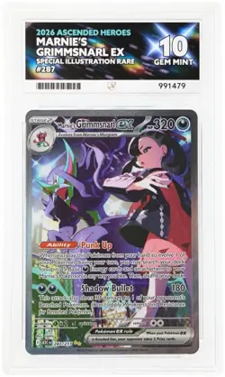 Marnies Grimmsnarl Ex SIR 287/217 Ascended Heroes Pokemon Card Ace 10 - Image 1