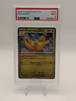🐉🔥Pokemon McDonald’s 2025 Dragonite Promo Holo Card PSA 9🔥🐉 - Image 1