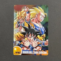 Y324 Son Goku Japanese Dragon Ball x Morinaga Super Collection Clear Card 442 - Image 1
