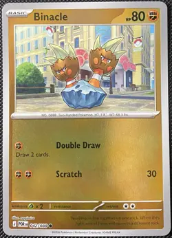 Binacle 042/088 Me03: Perfect Order Reverse Holo - Pokemon Card - Image 1