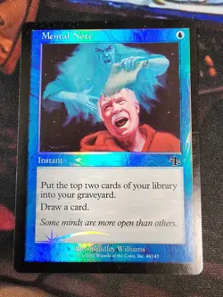 Magic: The Gathering Mental Note Blue Foil Instant 46/143 - Judgement - Image 1