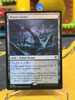 MTG Watery Grave Edge of Eternities Foil #261 NM Condition - Image 1