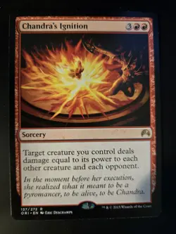 Chandra's Ignition LP Magic Origins MTG FREE SHIPPING - Image 1