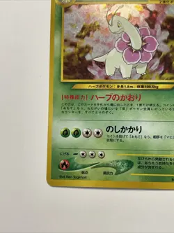 Meganium No.154 Lv54 HP100 Holo Japanese Pokemon card Rare Vintage NM SWIRL - Image 4