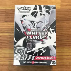 Pokemon Scarlet & Violet—White Flare Booster Bundle Box 6 Packs 2025 English - Image 1