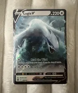 Pokemon SWSH Silver Tempest Ultra Rare Lugia v #138/195 Near Mint Condition - Image 1