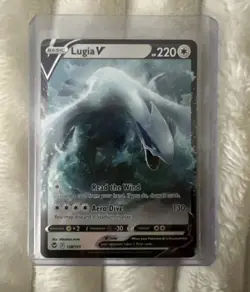 Pokemon SWSH Silver Tempest Ultra Rare Lugia v #138/195 Near Mint Condition - Image 2