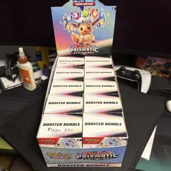 Pokemon TCG Prismatic Evolutions Empty Display Box No Cards - Image 2