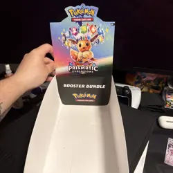 Pokemon TCG Prismatic Evolutions Empty Display Box No Cards - Image 3