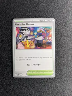 Pokemon World Championship 2025 STAFF Paradise Resort SVP 224 Anaheim Promo c2 - Image 1