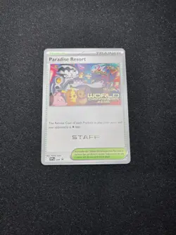 Pokemon World Championship 2025 STAFF Paradise Resort SVP 224 Anaheim Promo c2 - Image 2