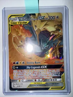 Pokemon Moltres & Zapdos & Articuno GX Ultra Rare TAG TEAM Holo 44/68 Hidden Fa… - Image 3