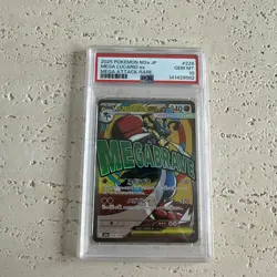 2025 POKEMON JAPANESE M2A-MEGA DREAM EX MEGA ATTACK RARE MEGA LUCARIO EX PSA 10 - Image 1