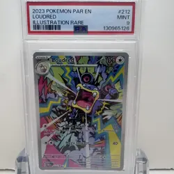 2023 POKEMON PAR EN-PARADOX RIFT ILLUSTRATION RARE #212 LOUDRED PSA 10 GEM MINT - Image 1
