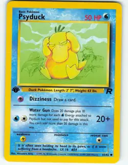 Psyduck - 1st Edition - 65/82 Team Rocket - WOTC - Pokemon TCG - 2000 - Image 1