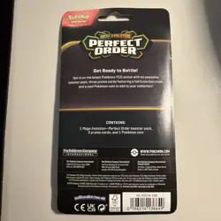 Pokemon TCG Perfect Order Blister Cinderace Promo + Booster Pack Sealed - Image 2
