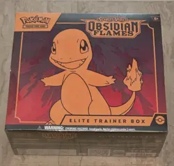 BRAND NEW SEALED Pokemon S&V Scarlet & Violet Obsidian Flames ETB Box NO TEARS - Image 1
