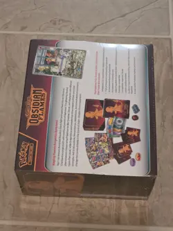 BRAND NEW SEALED Pokemon S&V Scarlet & Violet Obsidian Flames ETB Box NO TEARS - Image 5