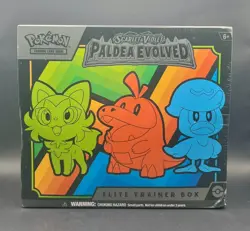 Pokemon Paldea Evolved Elite Trainer Box ETB Sealed Minor Dent Authentic 820650853661 - Image 1