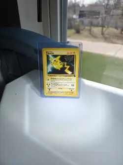 Pokemon TCG Pikachu #25 Black Star Promo - 1999 - WB The First Movie MP Rare - Image 4
